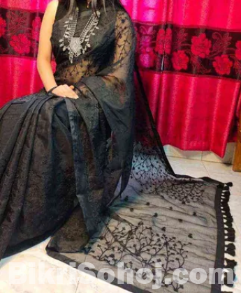 Halfsilk sari